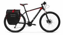 Extrawheel Fahrradtaschen hinten Biker Black-Black 50L - 3