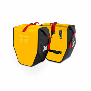 Extrawheel Fahrradtaschen hinten Biker Yellow-Black 50L