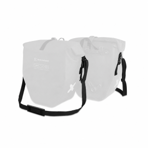 Extrawheel Schultergurt für Fahrradtaschen und Packsäcke – Schwarz