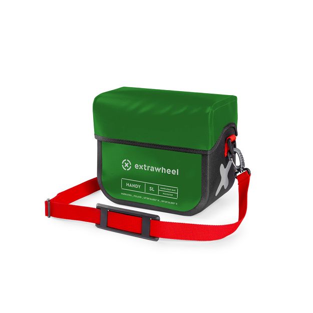 Extrawheel Lenkertasche Handy Green/Black 5L
