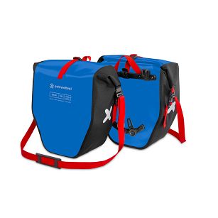 Extrawheel Fahrradtaschen Biker PRO Blue-Black 50L