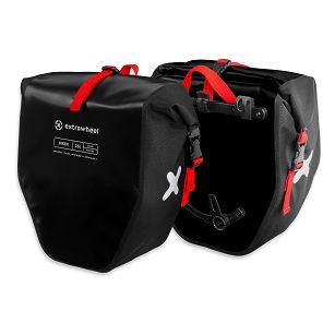 Extrawheel Fahrradtaschen Biker PRO Black 50L