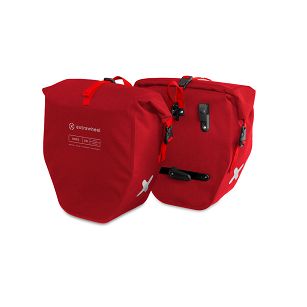 Extrawheel Fahrradtaschen hinten Biker Premium Red 50L Cordura