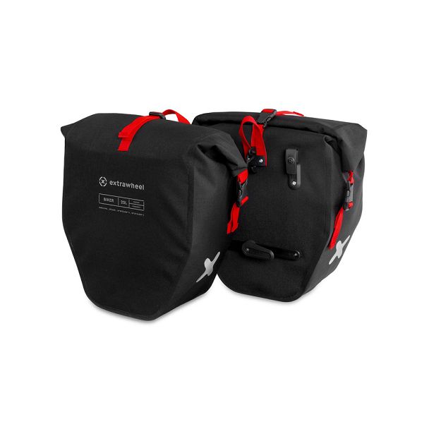 Fahrradtaschen Extrawheel Biker Premium Black 50L